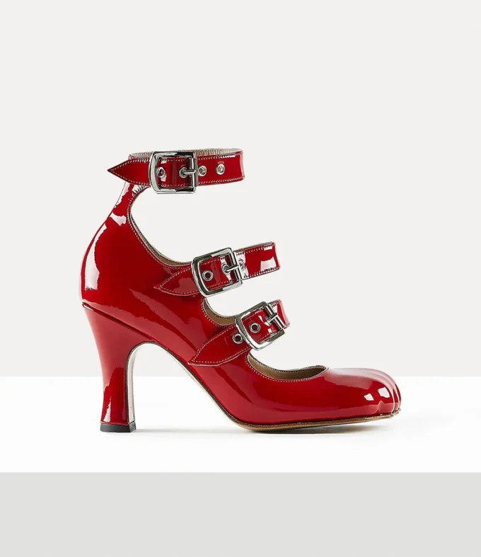 Animal Toe Three-Strap Schuh
