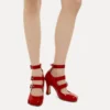 Animal Toe Three-Strap Schuh