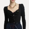 Bea Korsett-Strickjacke