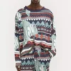 Broken Fair Isle Pullover