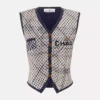 Distressed Tartan Weste Distressed Tartan Weste