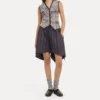 Distressed Tartan Weste Distressed Tartan Weste