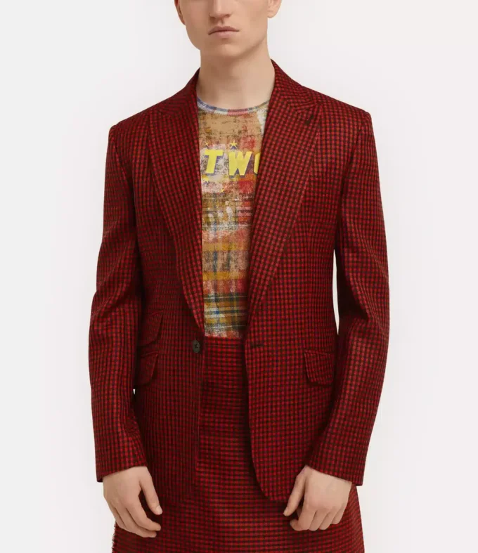 Ein-Knopf-Jacke