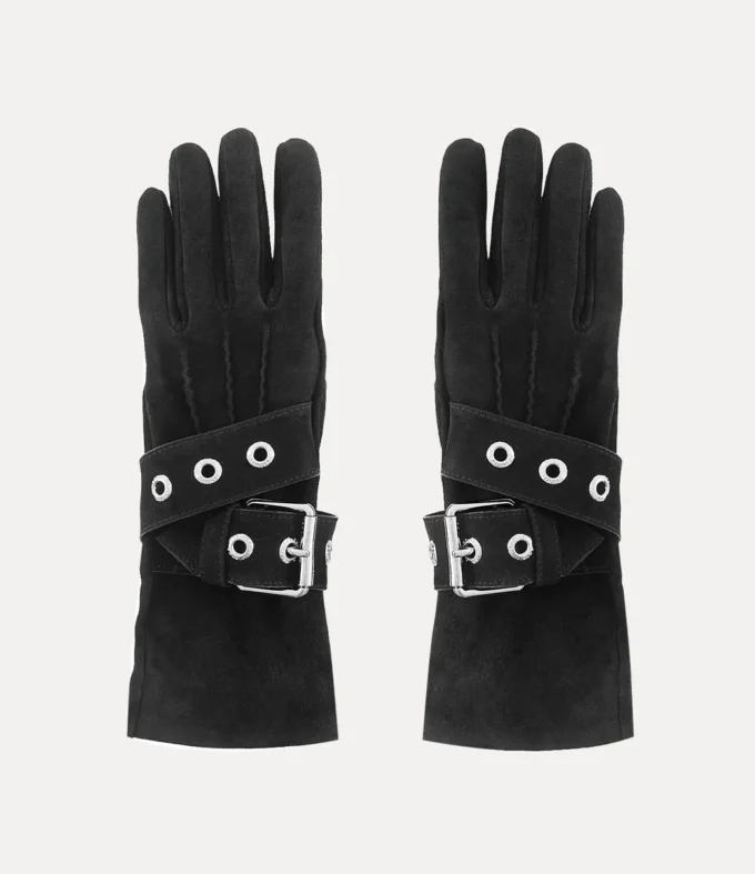 Handschuhe mit Gürtelschnalle Handschuhe mit Gürtelschnalle