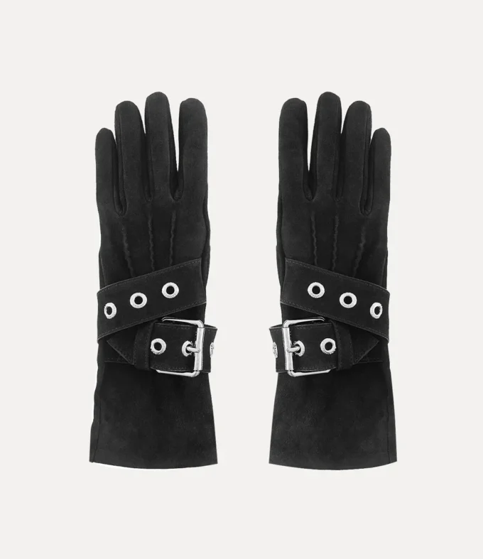 Handschuhe mit Gürtelschnalle Handschuhe mit Gürtelschnalle