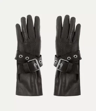 Handschuhe mit Gürtelschnalle