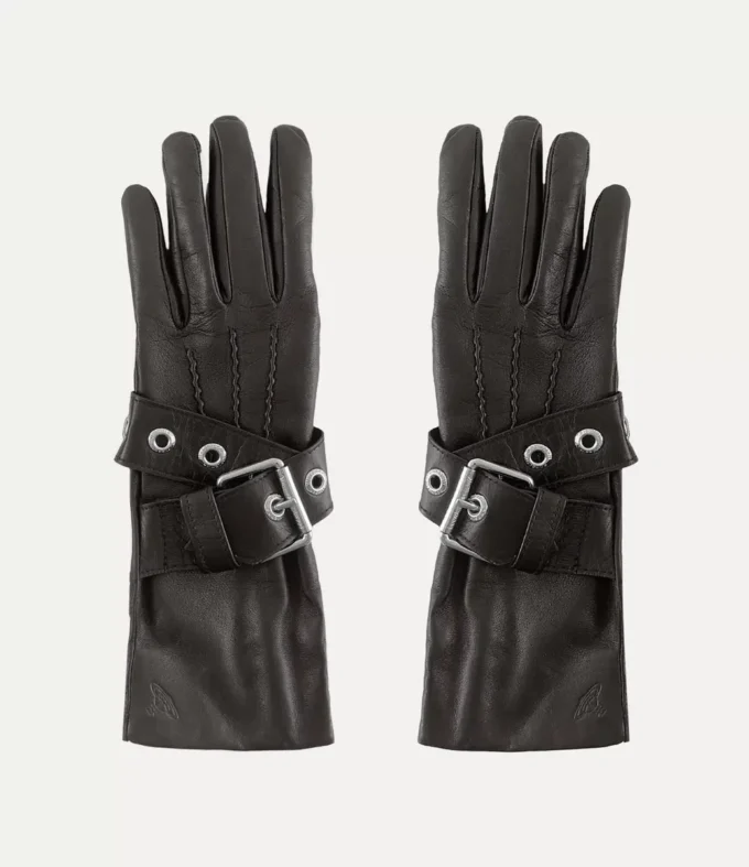 Handschuhe mit Gürtelschnalle Handschuhe mit Gürtelschnalle
