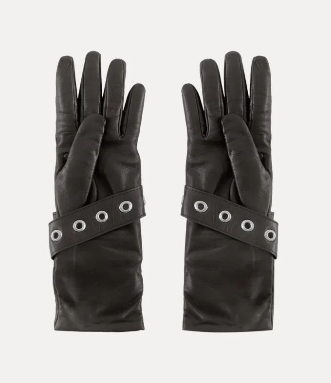 Handschuhe mit Gürtelschnalle Handschuhe mit Gürtelschnalle