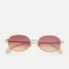Hardware Orb Oval Sonnenbrille Hardware Orb Oval Sonnenbrille