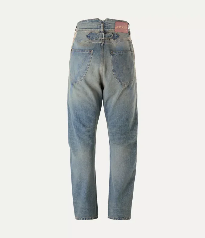 Jeans mit Schnallenverschluss Jeans mit Schnallenverschluss