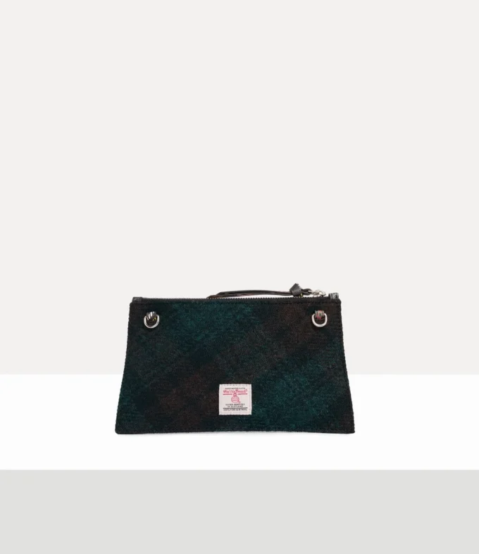 Kleine flache Clutch mit Reißverschluss Kleine flache Clutch mit Reißverschluss