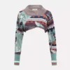 Kurzes Oberteil mit gebrochenem Fair-Isle-Muster Kurzes Oberteil mit gebrochenem Fair-Isle-Muster