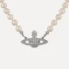 Man. Mini Bas Relief Pearl Halskette Man. Mini Bas Relief Pearl Halskette