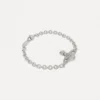 Man. Mini-Basrelief-Kettenarmband Man. Mini-Basrelief-Kettenarmband