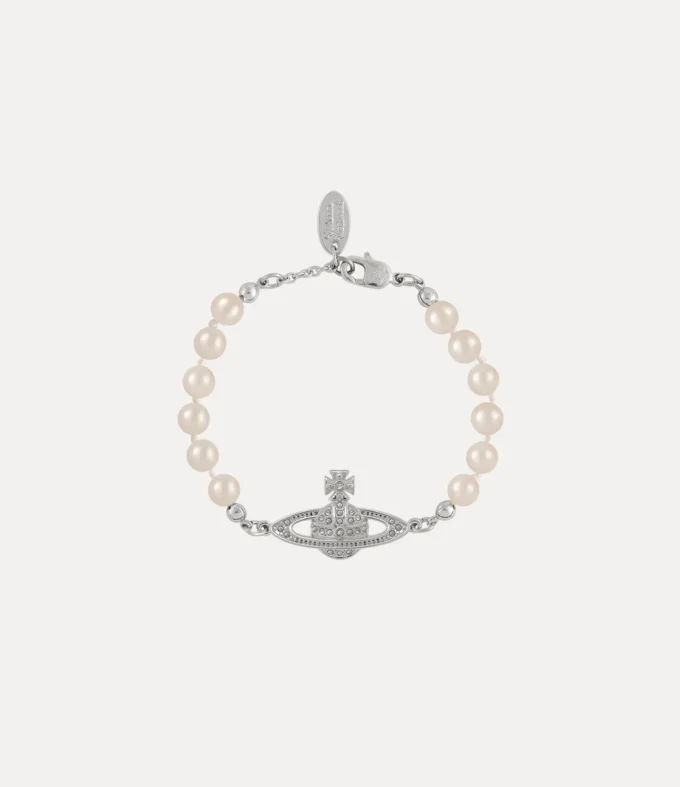 Mini Bas Relief Pearl Armband Mini Bas Relief Pearl Armband