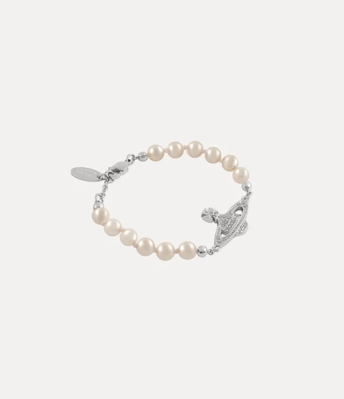Mini Bas Relief Pearl Armband Mini Bas Relief Pearl Armband