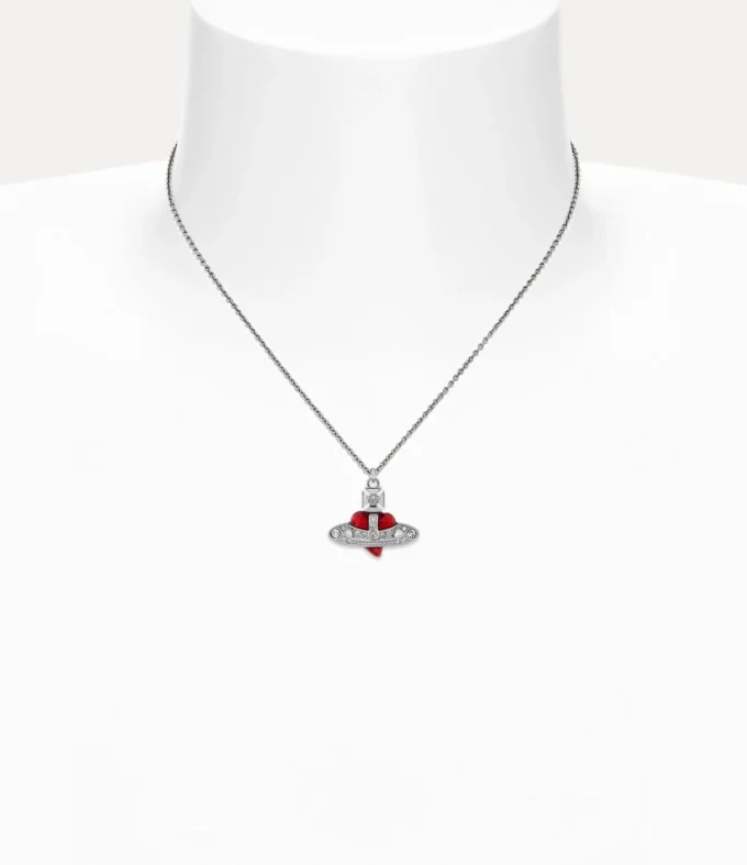 Neue Diamante-Herz-Anhänger-Halskette Neue Diamante-Herz-Anhänger-Halskette