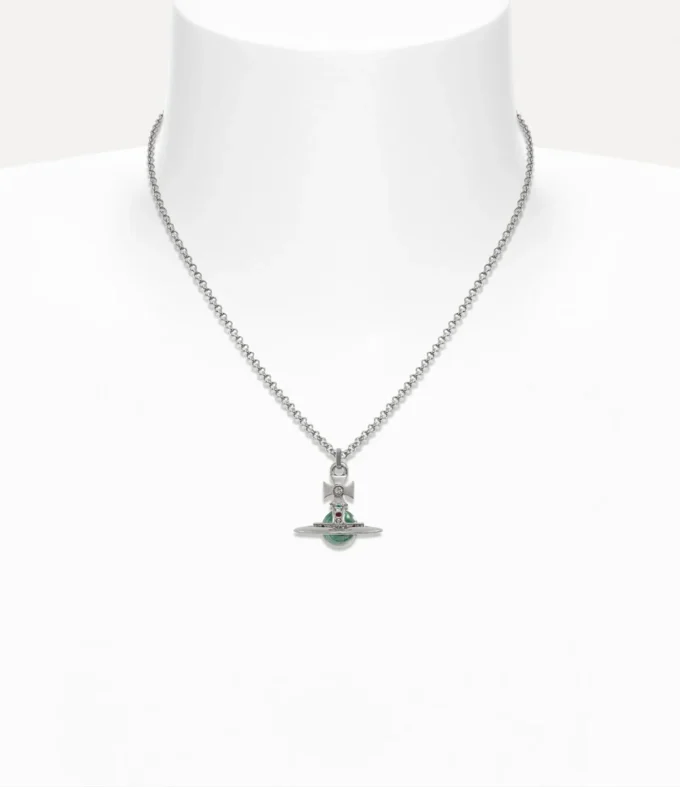 Neue Halskette mit kleinem Orb-Anhänger Neue Halskette mit kleinem Orb-Anhänger